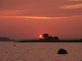Sunset at Madegaard, Møn